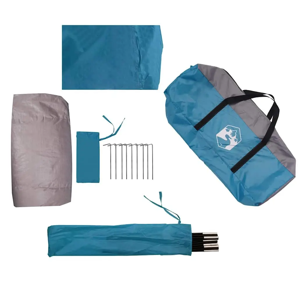 Camping Tent 1-Person Tunnel Waterproof Blue Outdoor Hiking