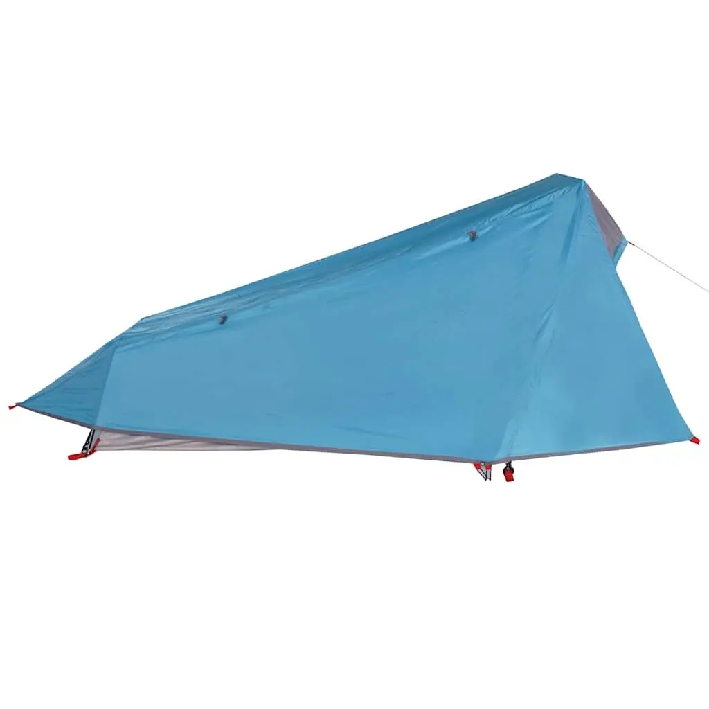 Camping Tent 1-Person Tunnel Waterproof Blue Outdoor Hiking