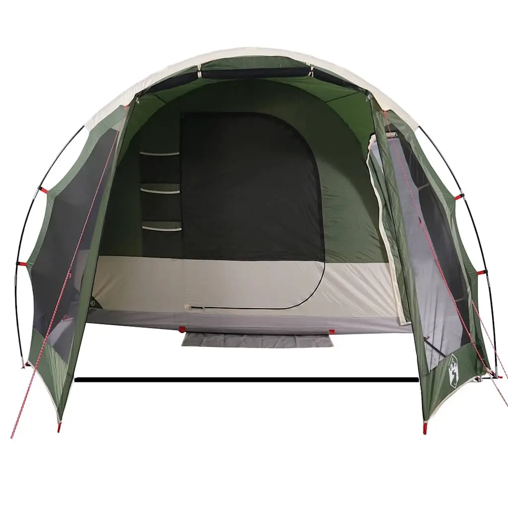 6-Person Family Tent Green Waterproof Camping Outdoor Shelter