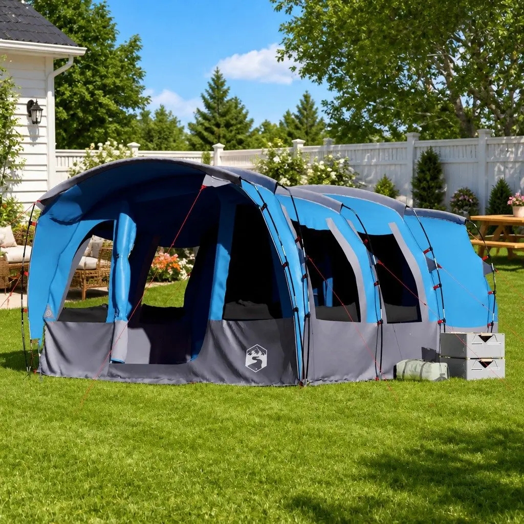 8-Person Blue Family Tunnel Tent