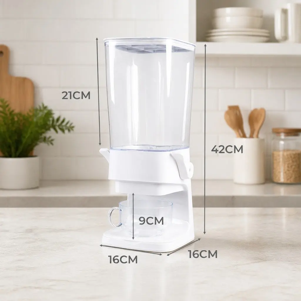 Cereal Dispenser Kitchen Pantry 5.5L Dry Food Storage Container