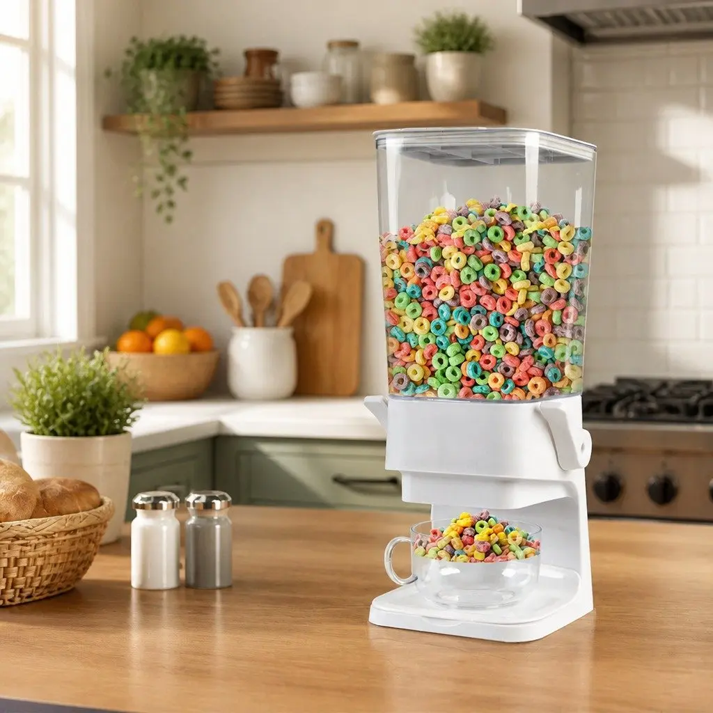 Cereal Dispenser Kitchen Pantry 5.5L Dry Food Storage Container