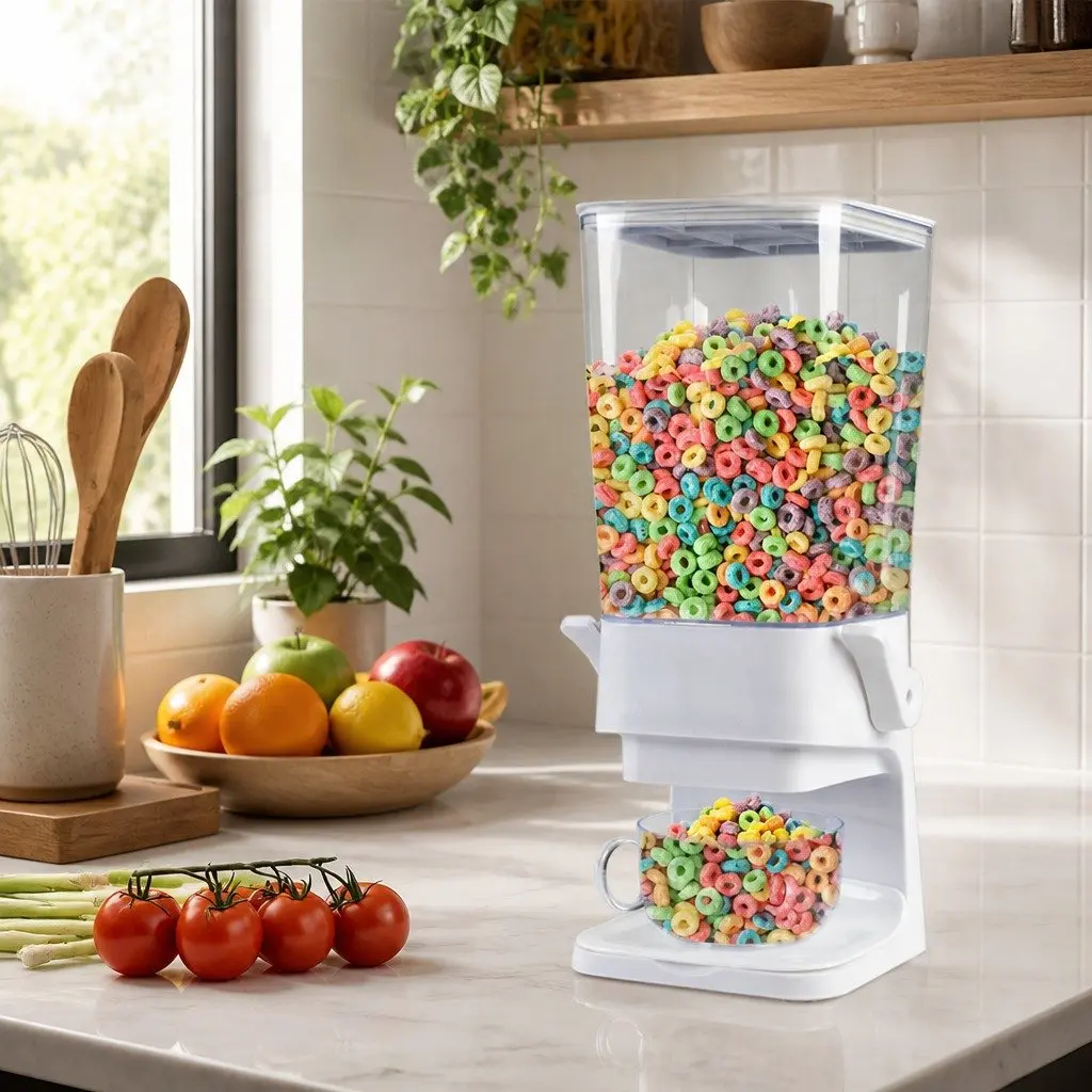 Cereal Dispenser Kitchen Pantry 5.5L Dry Food Storage Container