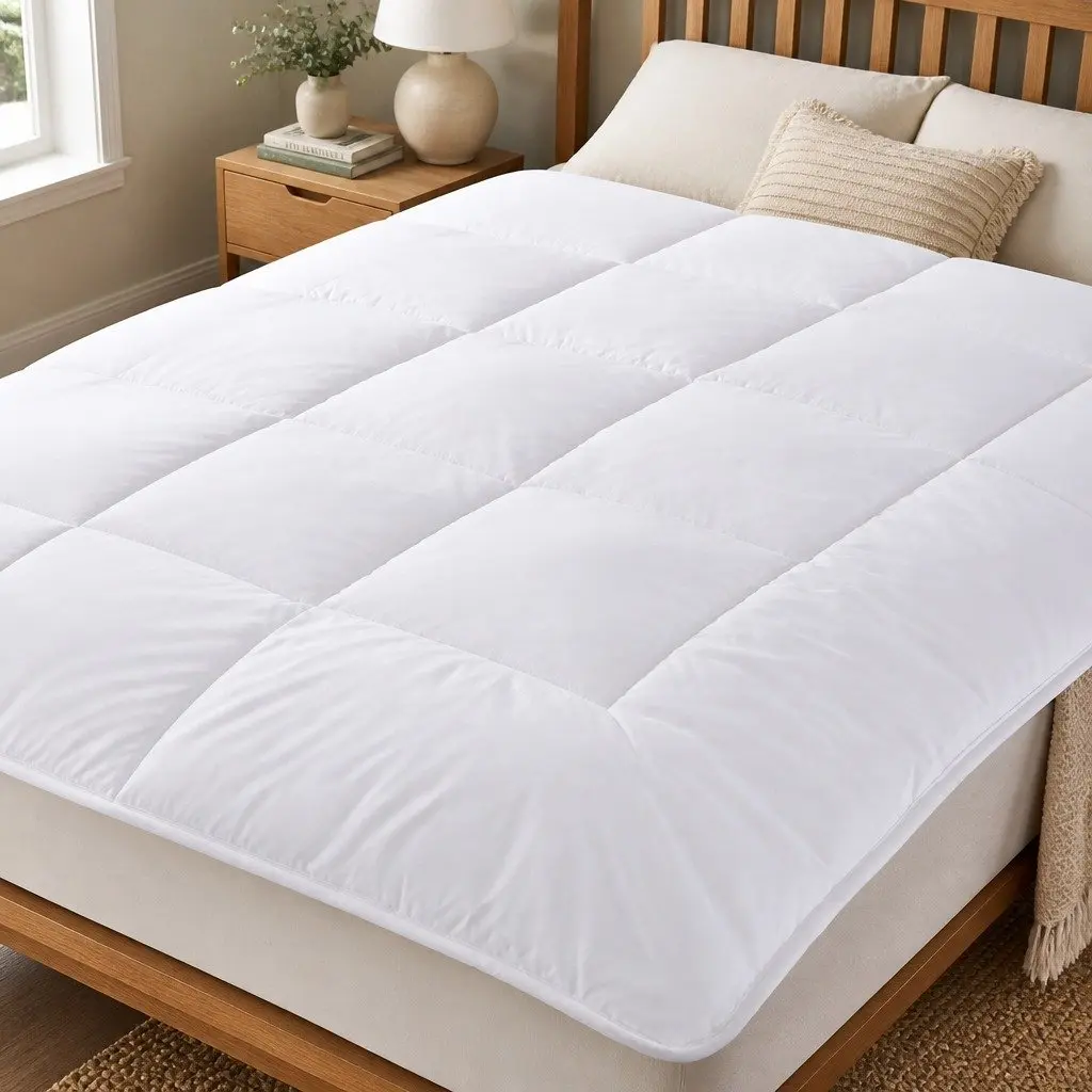 Double Quilt 260GSM Eco-Silk Touch Lightweight Breathable Bedding Comforter