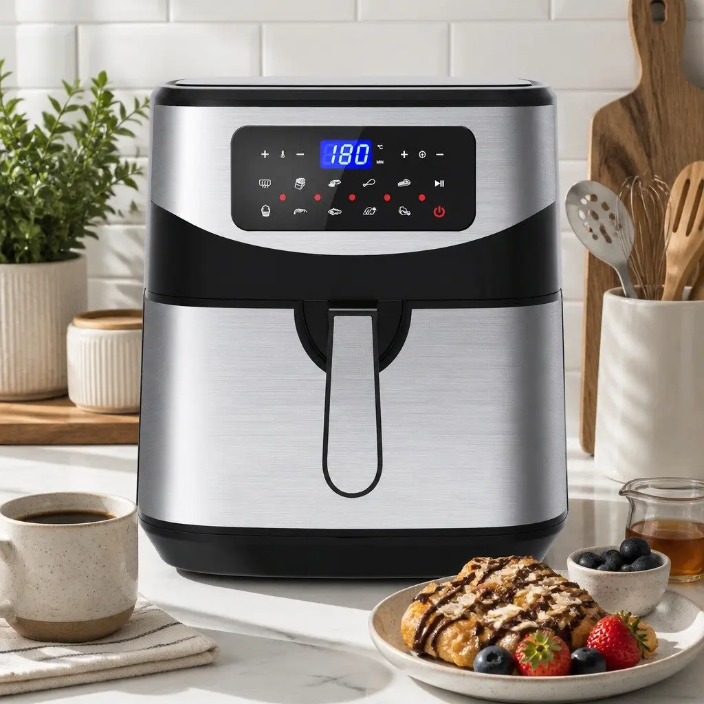 Digital Air Fryer Kitchen 12L Large Capacity Touch Screen Temperature Control