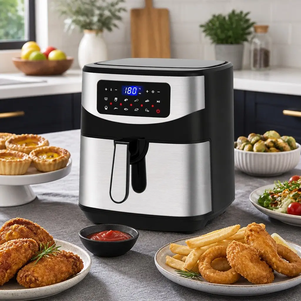 Digital Air Fryer Kitchen 12L Large Capacity Touch Screen Temperature Control