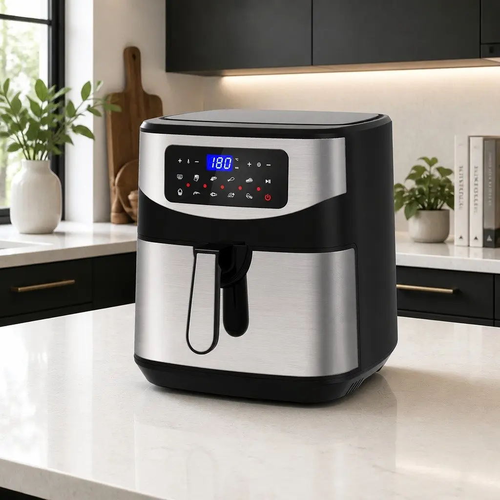 Digital Air Fryer Kitchen 12L Large Capacity Touch Screen Temperature Control