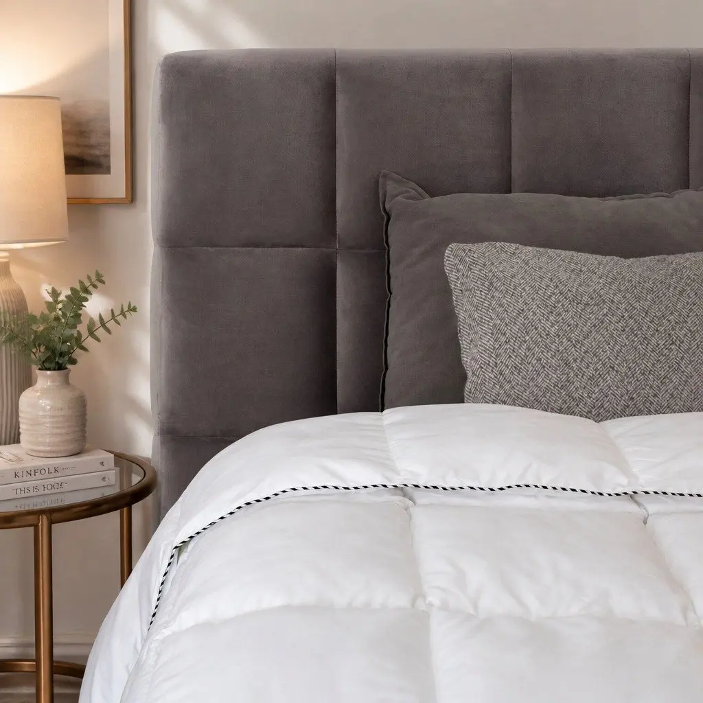 Bamboo Blend Quilt Single 250GSM Moisture Wicking Breathable Lightweight Doona 140cm x 210cm