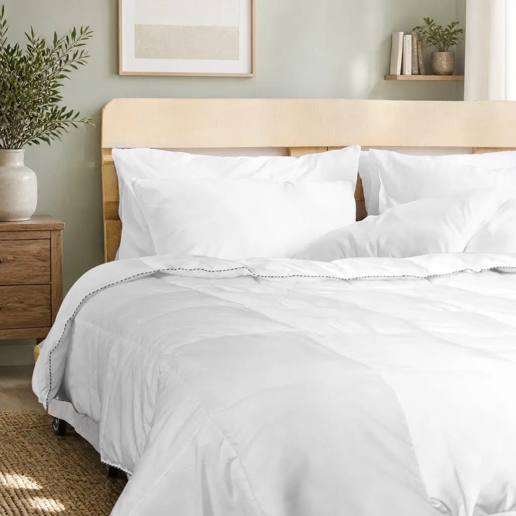 Bamboo Blend Quilt Double 180cm x 210cm Moisture-Wicking Breathable Doona Comforter