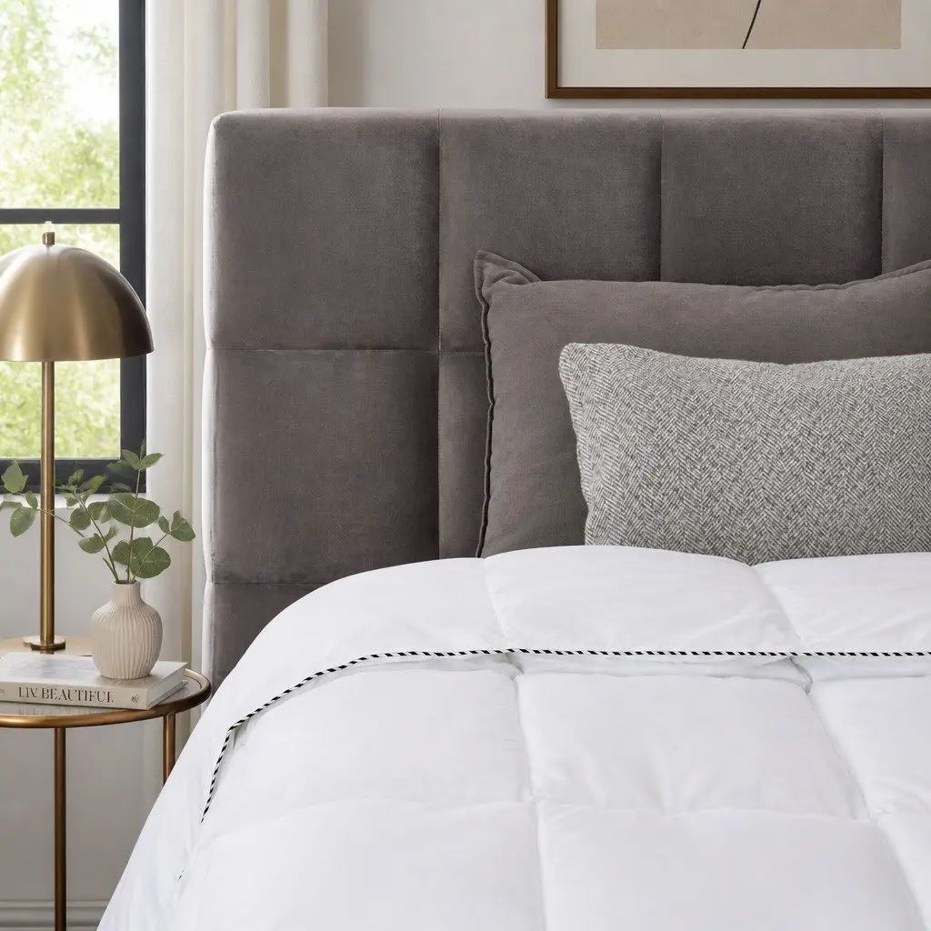 Bamboo Blend Quilt Double 180cm x 210cm Moisture-Wicking Breathable Doona Comforter
