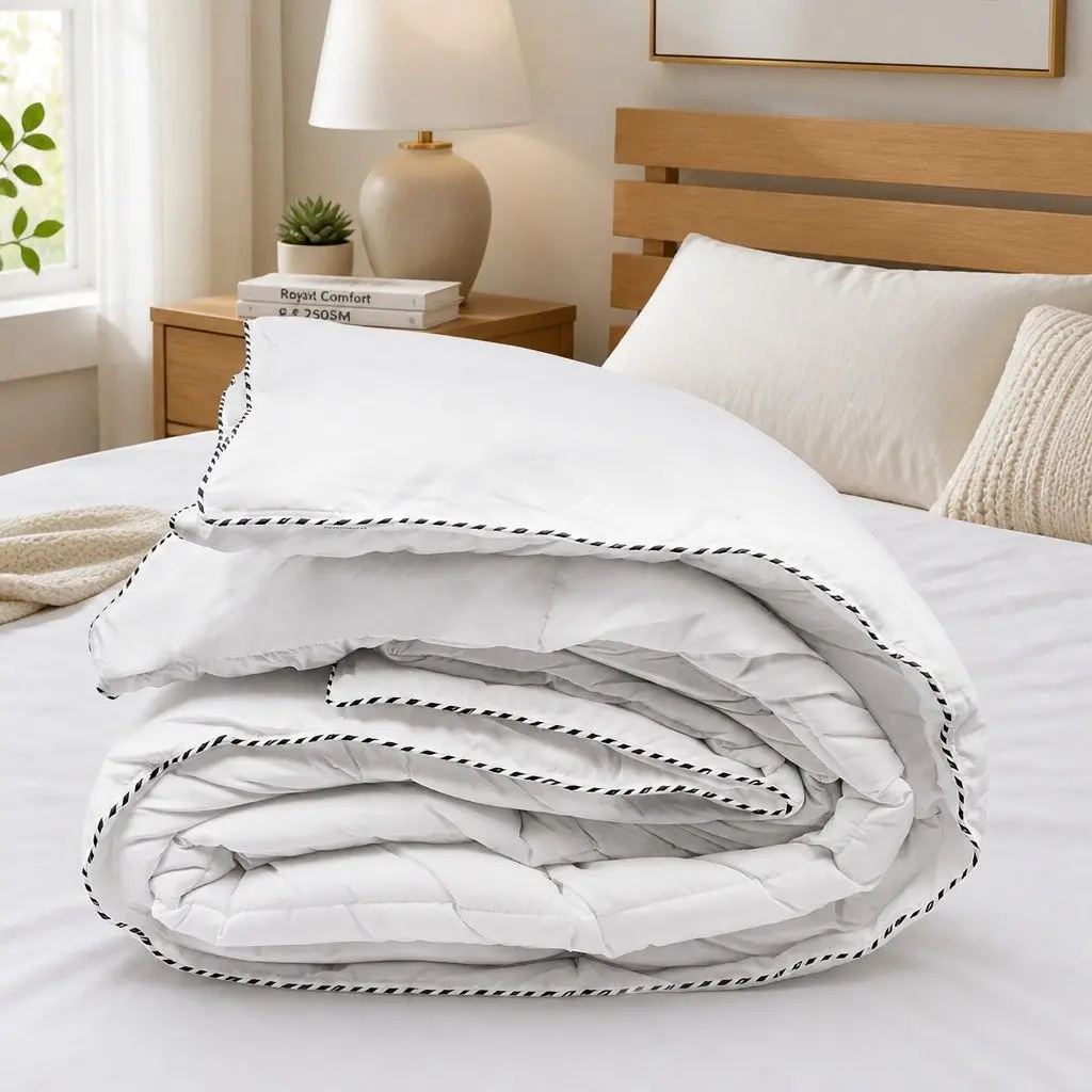 Bamboo Blend Quilt Double 180cm x 210cm Moisture-Wicking Breathable Doona Comforter