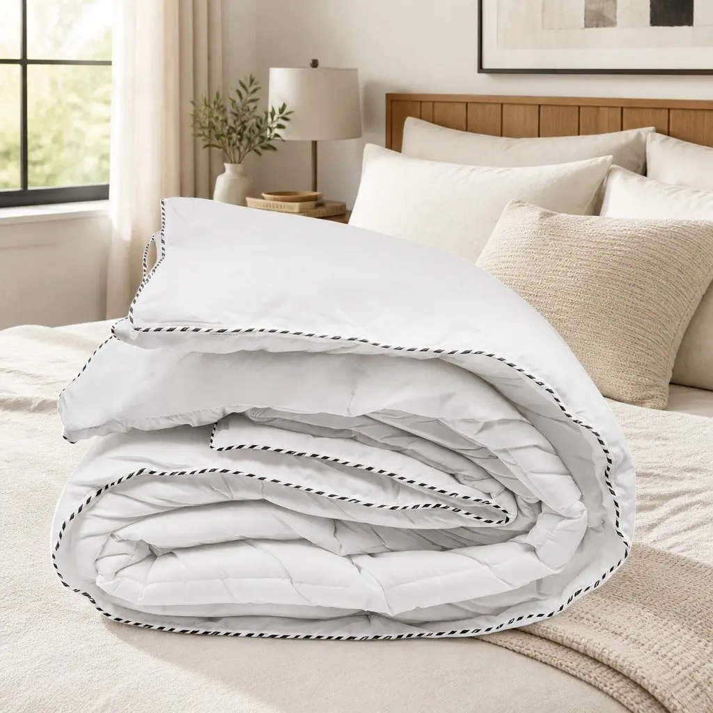 Bamboo Blend Quilt King Size Breathable Lightweight Doona Bedding