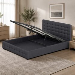 Eden Gas Lift Bed Frame: Dimensions & Materials Listed