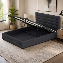 Gas Lift Storage Bed Frame Dimensions and Specs