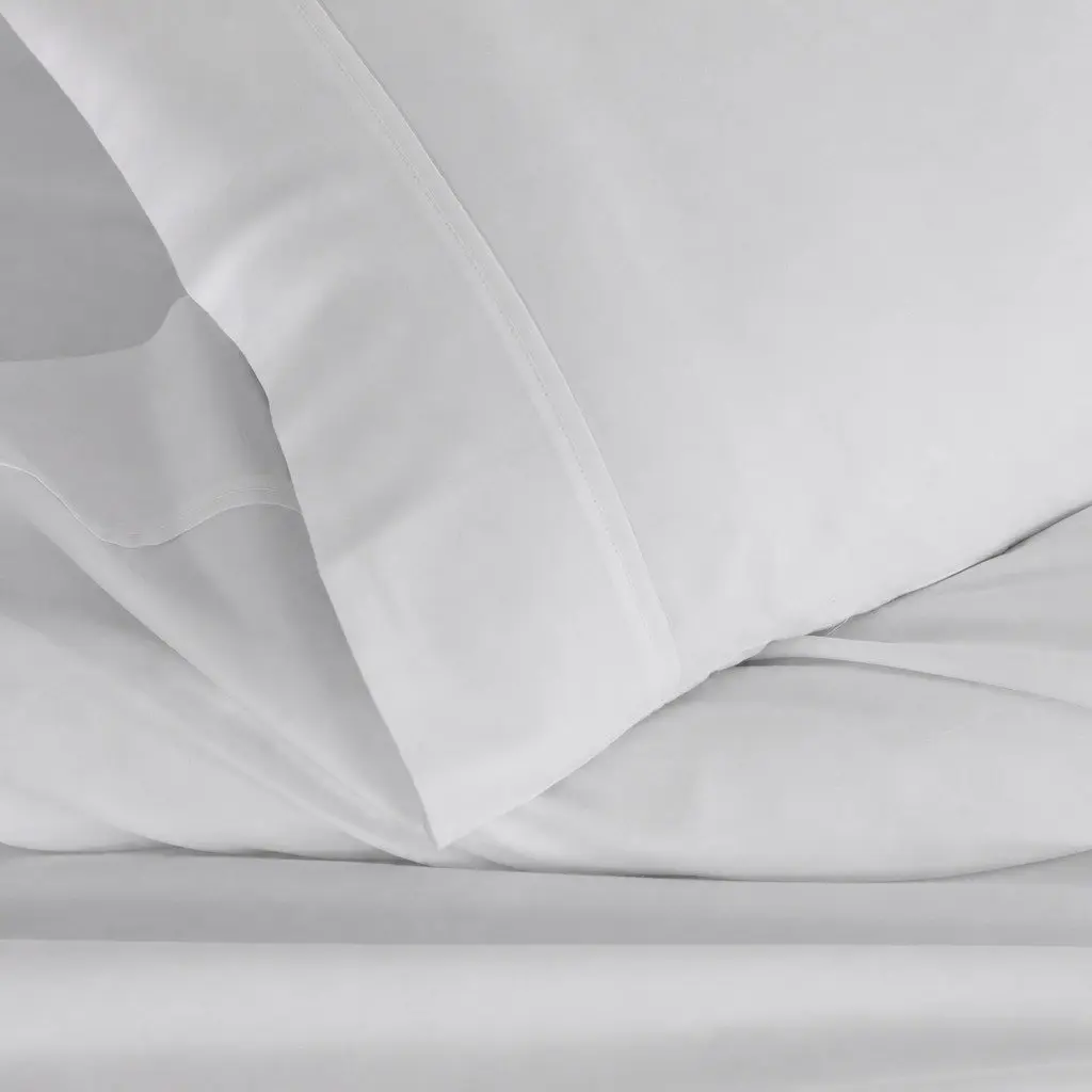 Queen Bamboo Cotton Sheet Set 1000TC Flat Fitted Pillowcases Cool Grey Bedroom