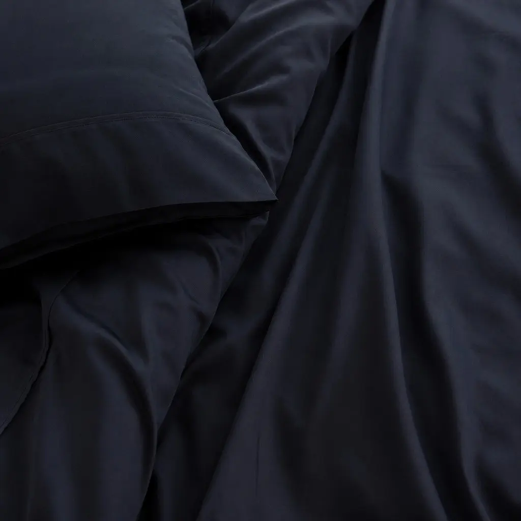 Queen Charcoal Sheet Set 1000TC Bamboo Cotton Blend Soft Feel Hypoallergenic