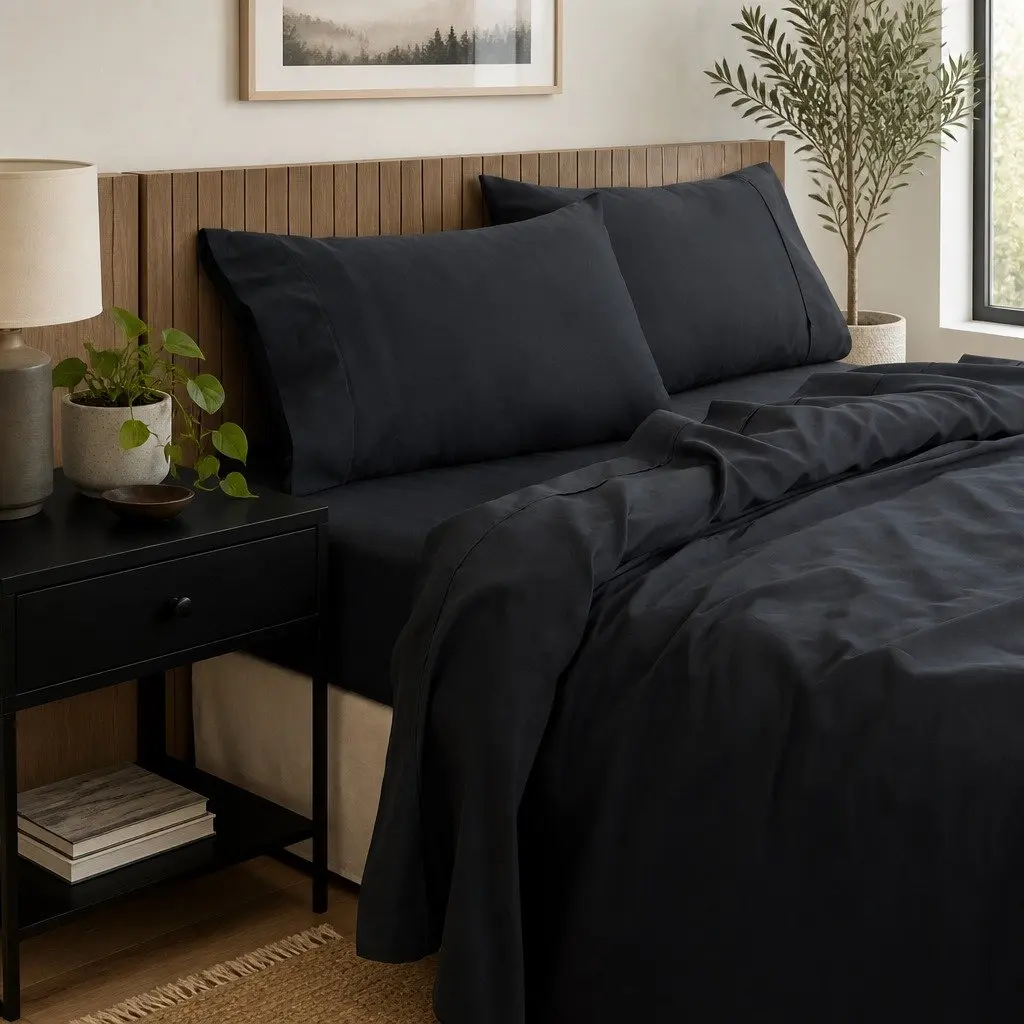 King Bamboo Cotton Sheet Set 1000TC