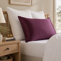 Silk Pillowcase - 51cm x 76cm, Hypoallergenic Malaga Wine