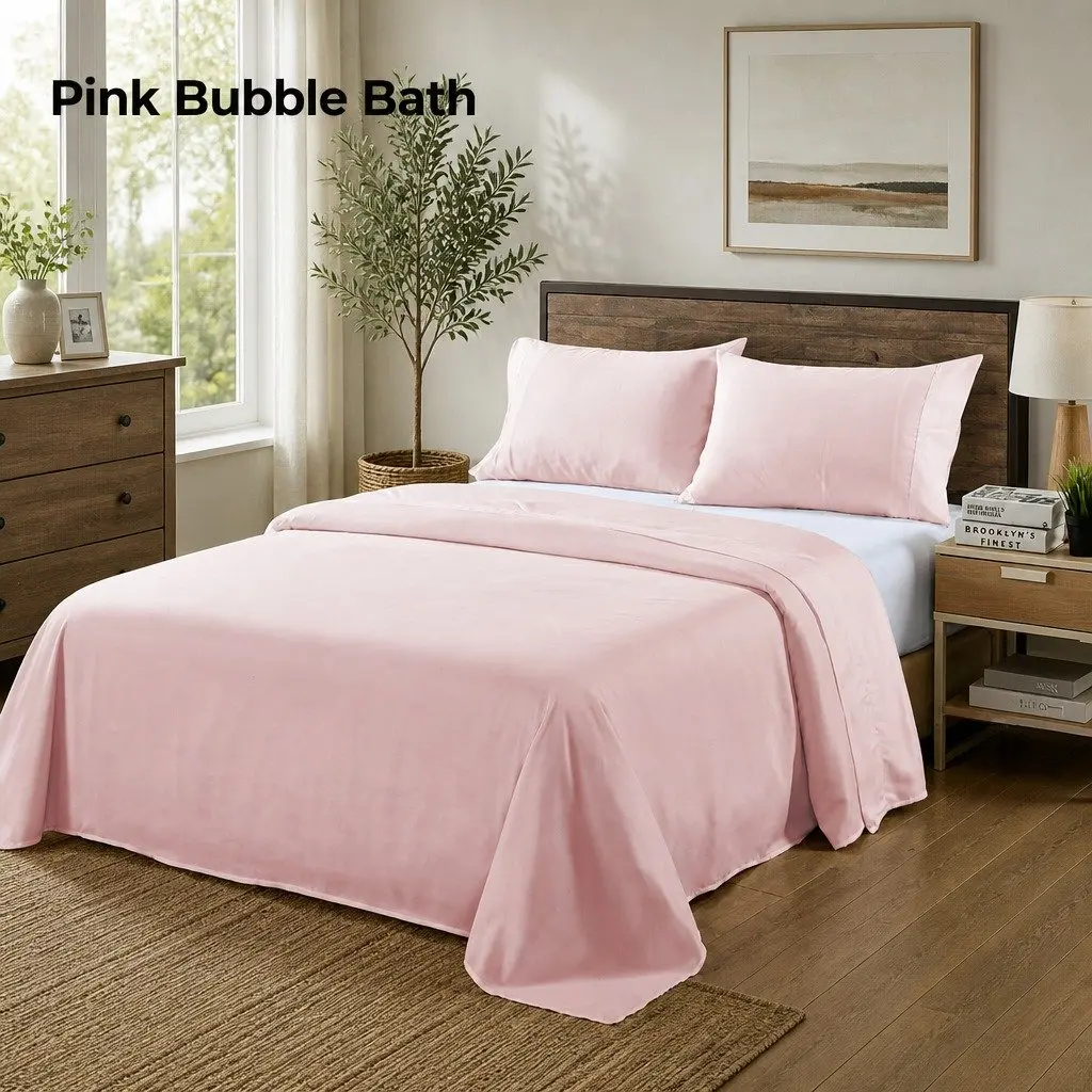 King Bamboo Blend Sheet Set 1000TC Soft Breathable All-Season Bedding