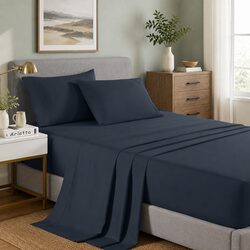 Charcoal Bamboo Cooling Sheet Set Single - 2000TC