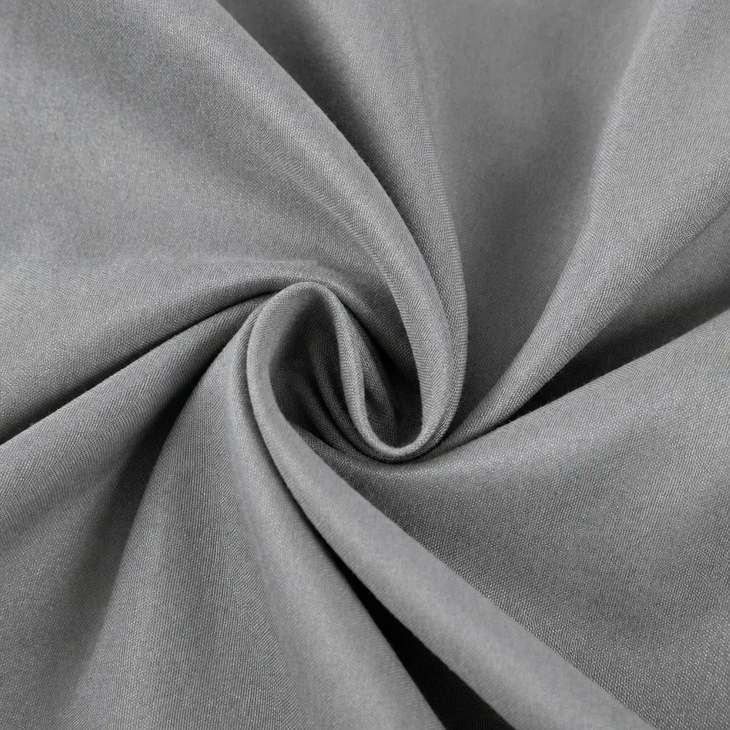 Bamboo Cooling Sheet Set Double 2000TC Bedding Mid Grey Satin Soft Breathable