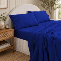 Cotton Sheet Set for Double Bed: Dimensions & Features
