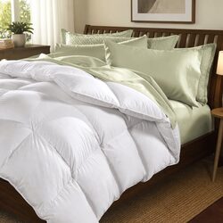 King Goose Feather Down Quilt 500GSM Cotton Cover All Season Bedding