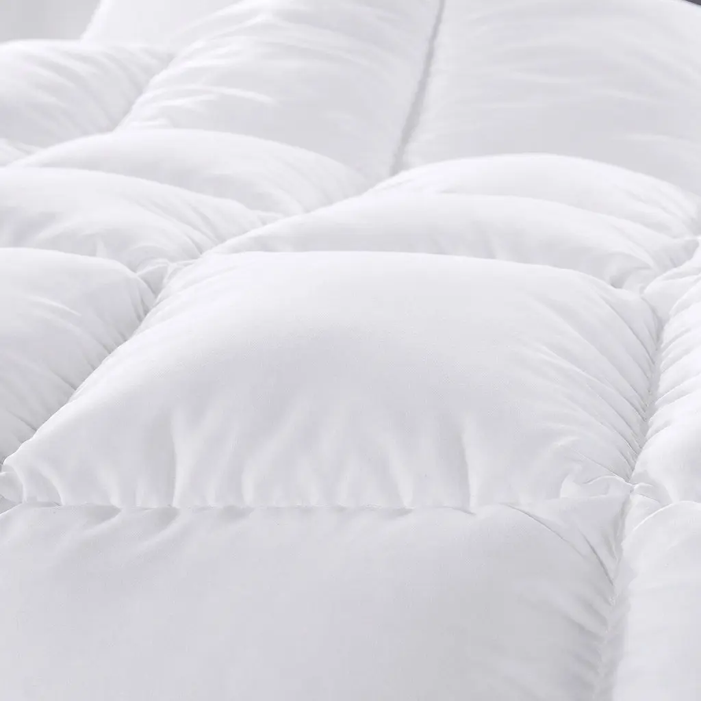 Goose Down Feather Quilt Queen Size Cotton Cover 500GSM All Season Warm Bedding