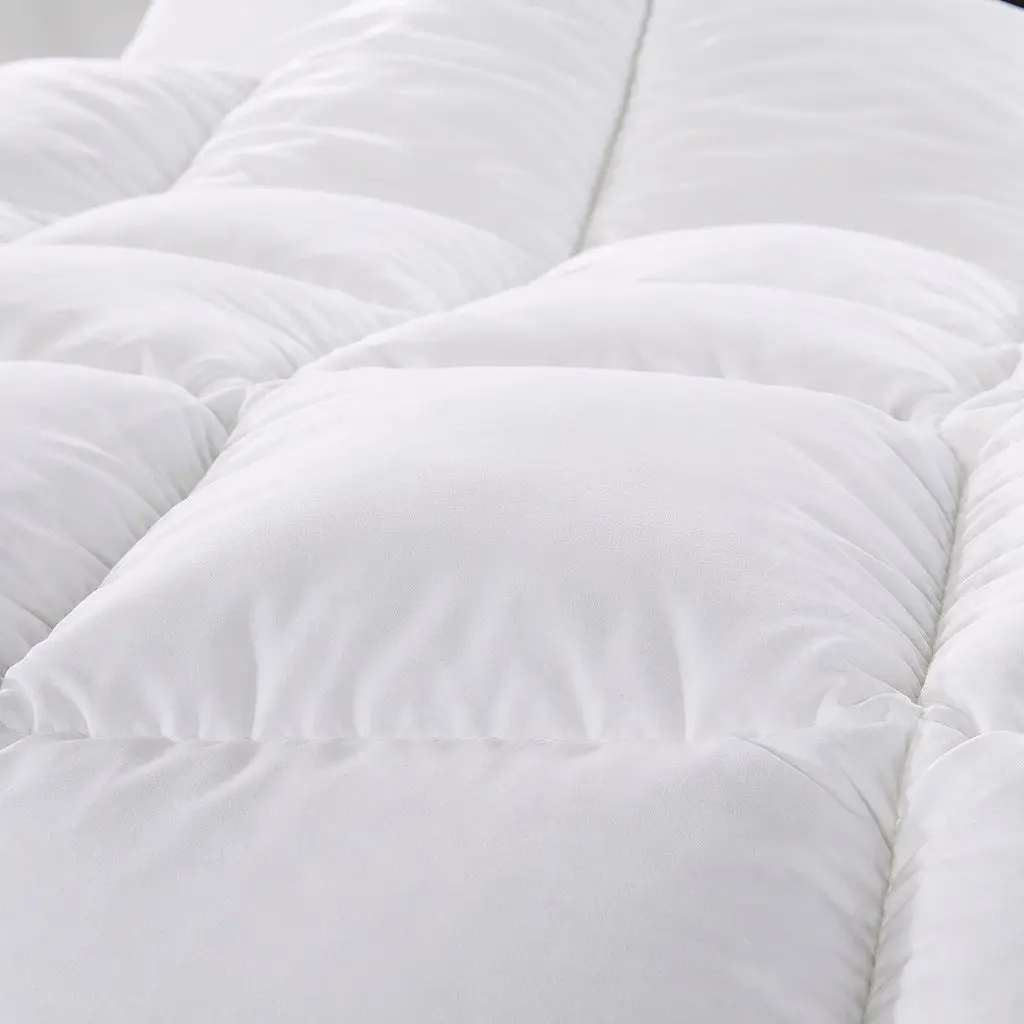 Duck Down Quilt Single All Season 233TC Cotton Cover 500GSM Baffle Box