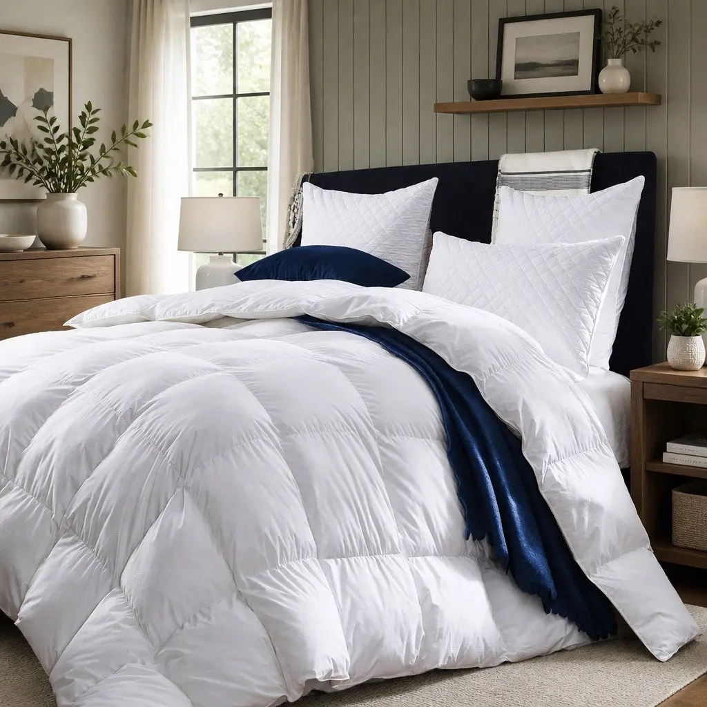 Double Duck Down Quilt 180x210cm