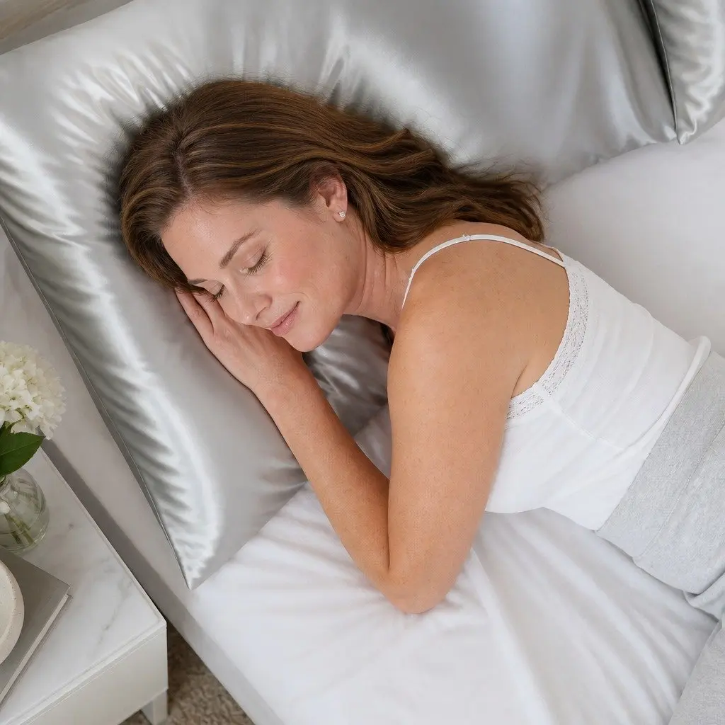 Twin Pack Mulberry Silk Pillowcases 51x76cm