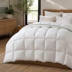 Bamboo Quilt King Size 240x210cm 350GSM All-Seasons Lightweight Sateen Weave