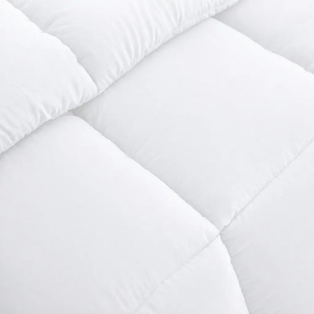Super King Bamboo Quilt 350GSM All-Seasons Bedding Sateen Weave Breathable