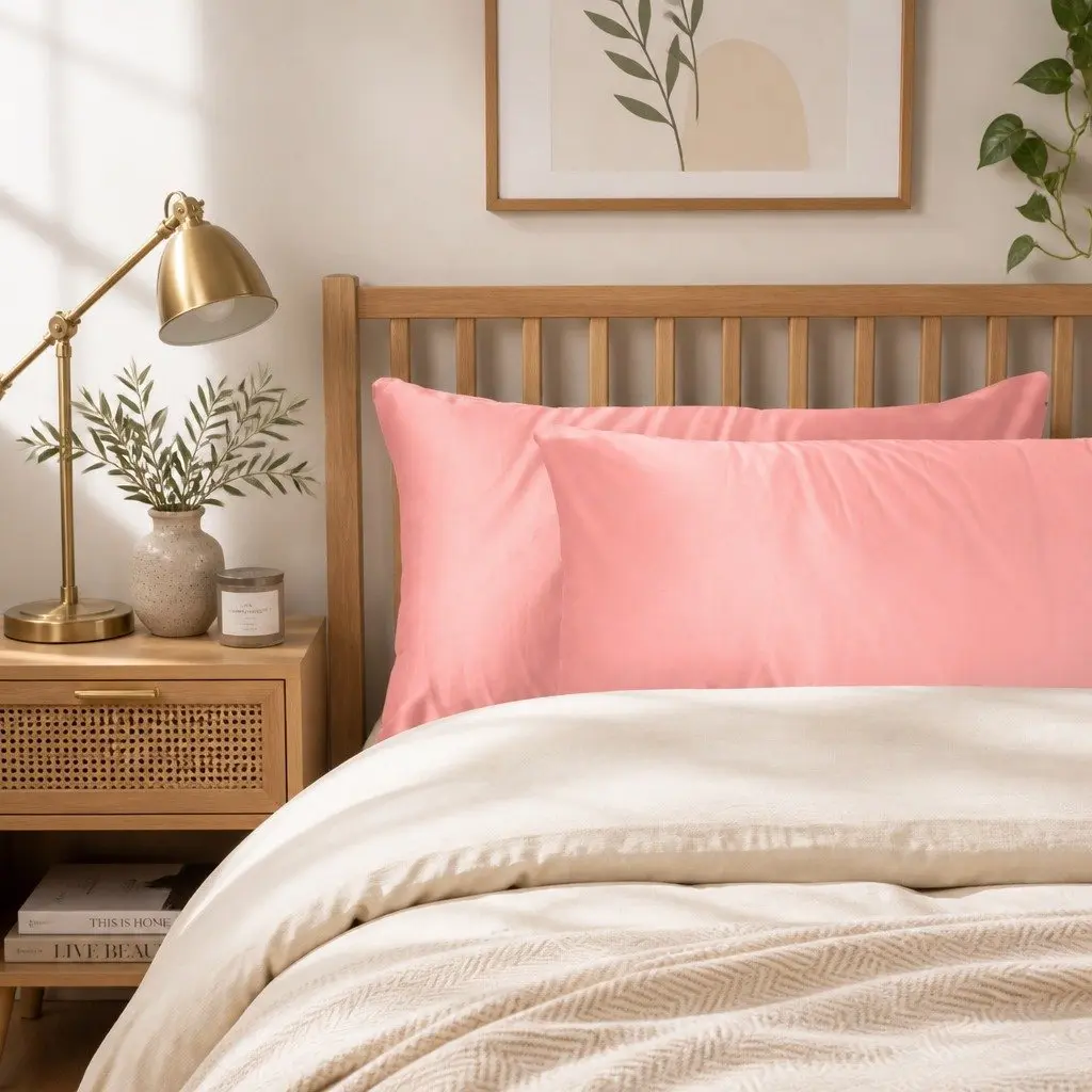 Blush Mulberry Silk Pillowcases 51x76cm