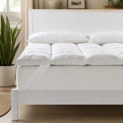 Duck Feather Down Mattress Topper Single - 91cm x 193cm