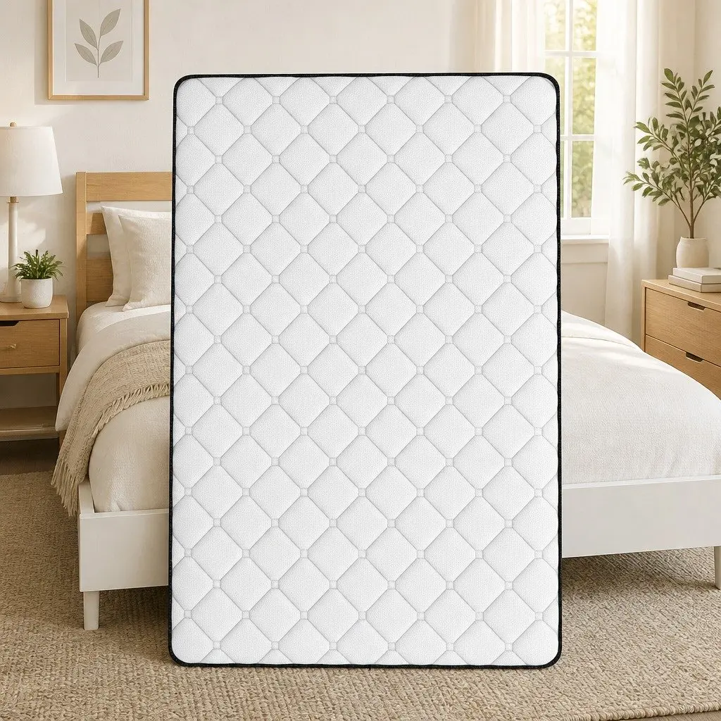 Single Mattress Bonnell Spring 5-Zone Medium-Firm Pressure Relief Support Foam