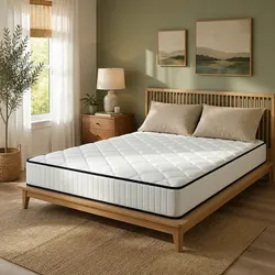 King Mattress Dimensions: 183cm x 203cm with Bonnell Spring Support