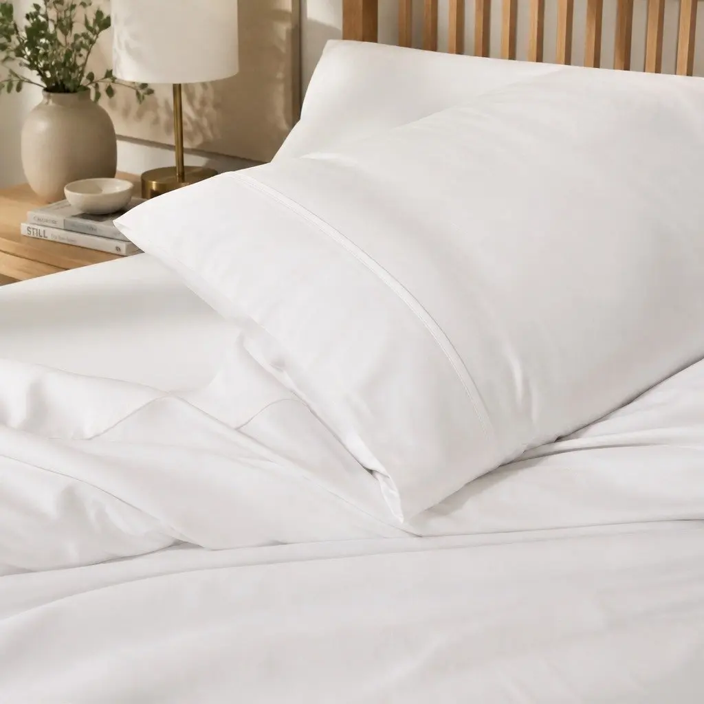 Bamboo Cotton Sheet Set King Size 1000TC Bed Sheets Pillowcases Flat Fitted