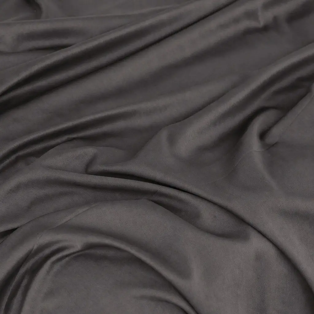 King Bamboo Cotton Sheet Set 1000TC Flat Fitted Pillowcases Bedroom Linen Pewter
