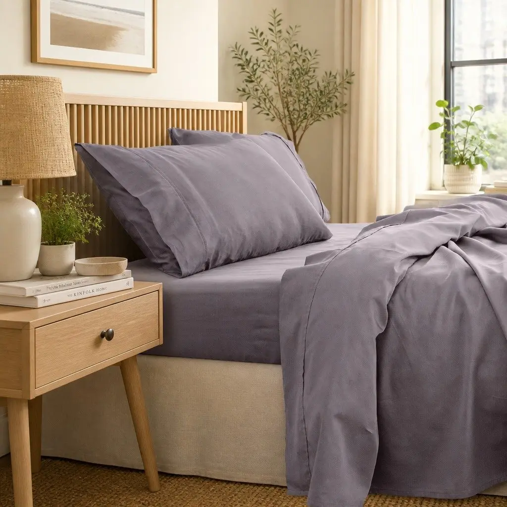 King Bamboo Cotton Sheet Set for Bedroom 1000 Thread Count