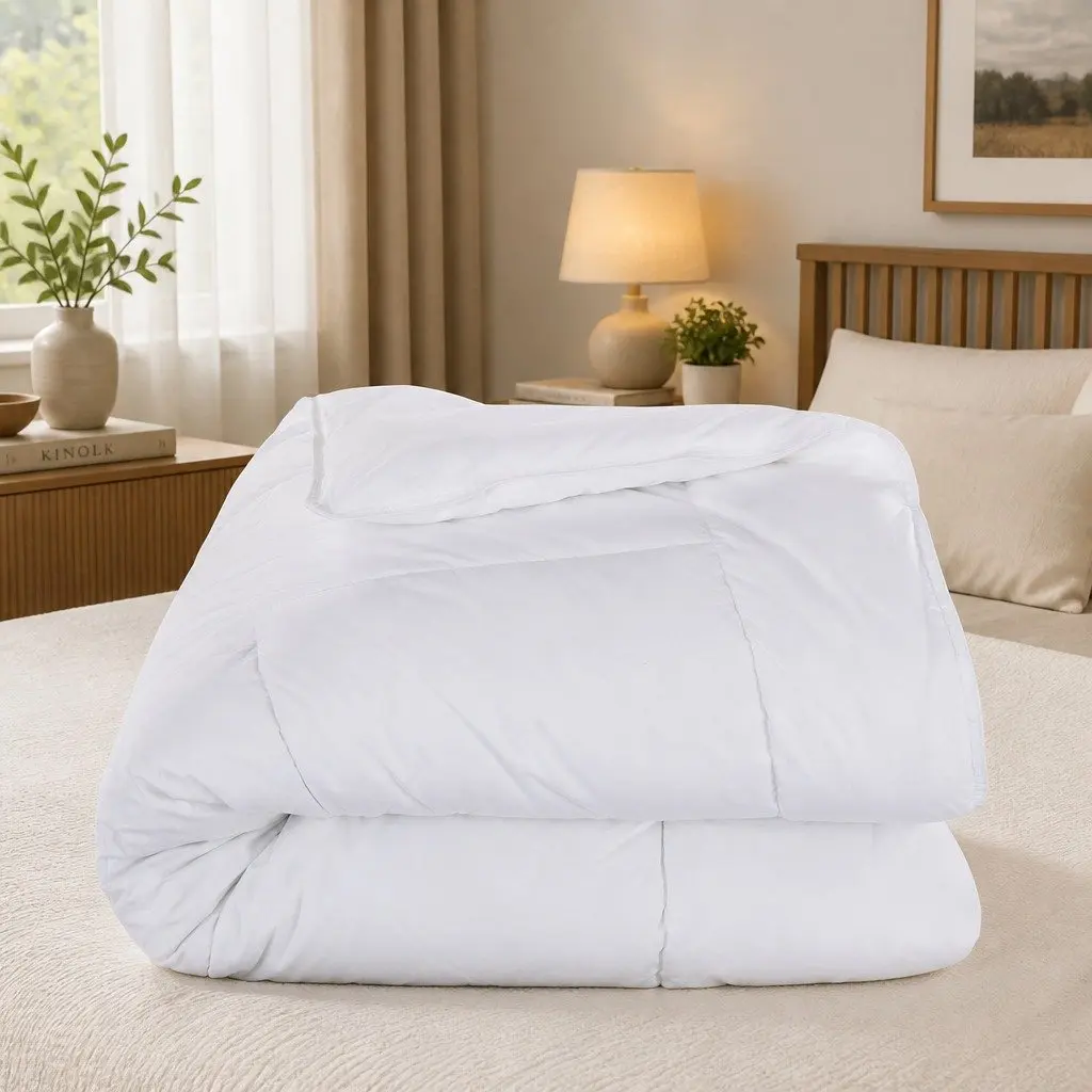 Queen Quilt 800GSM Hotel Weight Down Alternative Bedding Colder Months Warm