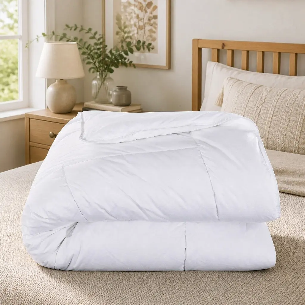 King Quilt for Bedroom 240cm x 210cm Microfibre Fill Cotton Cover