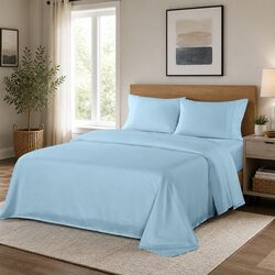 Queen Sheet Set 1200TC Satin-Weave with Detailed Specs