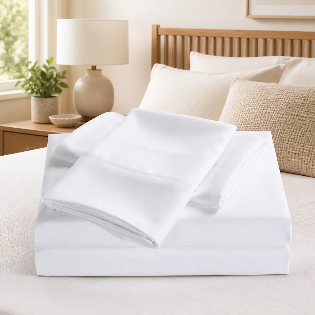 2000 Thread Count Bamboo Cooling Sheet Set Soft Bedding Single Queen King Size