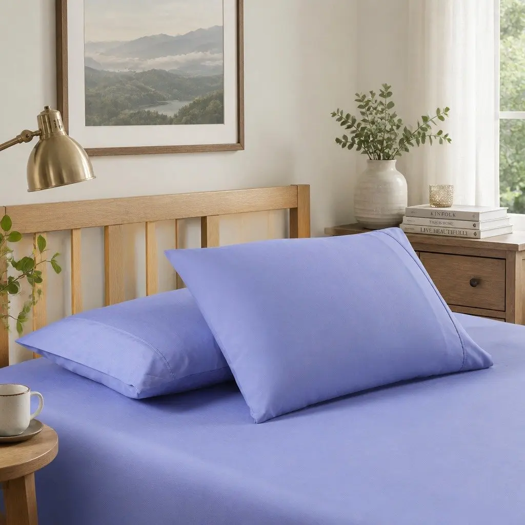 Bamboo Cooling Sheet Set King 2000TC Satin Soft Breathable Moisture-Wicking Bed