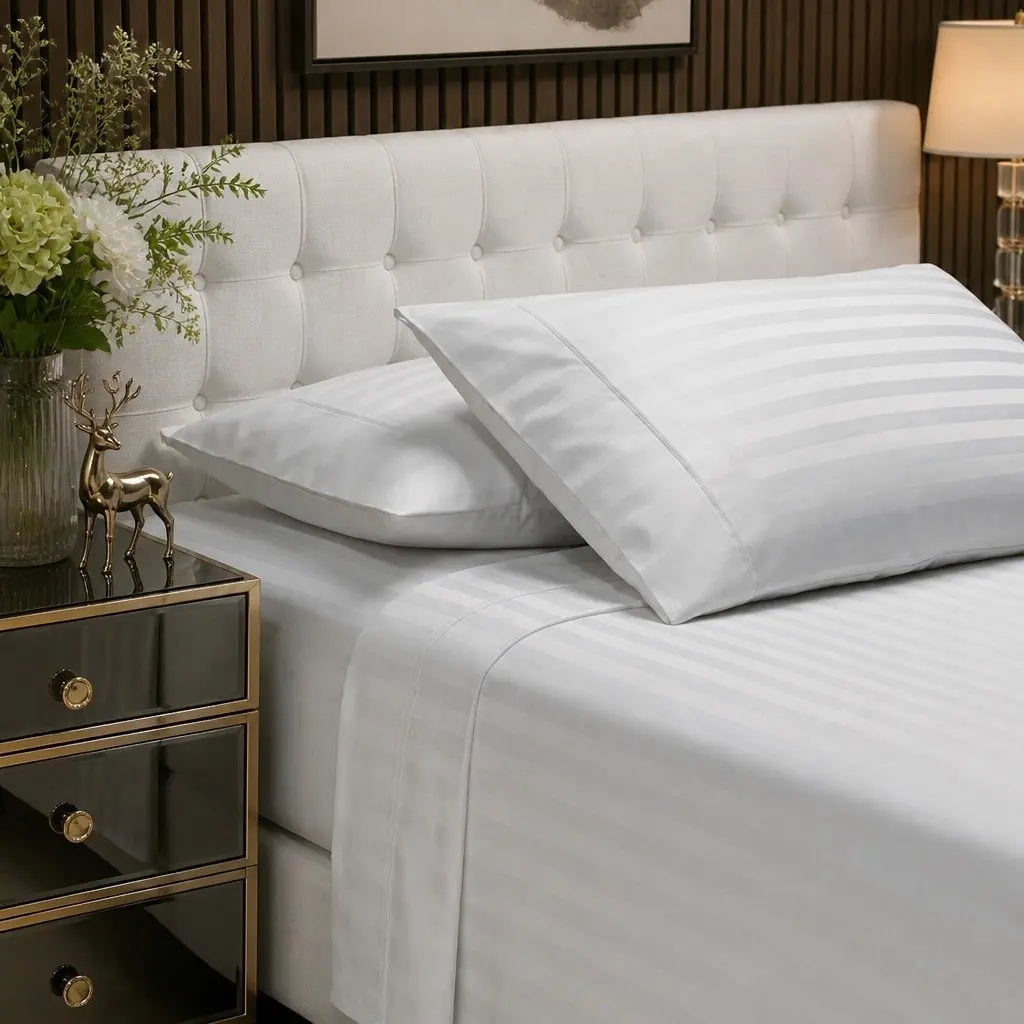 1200 Thread Count Queen Sheet Set in White
