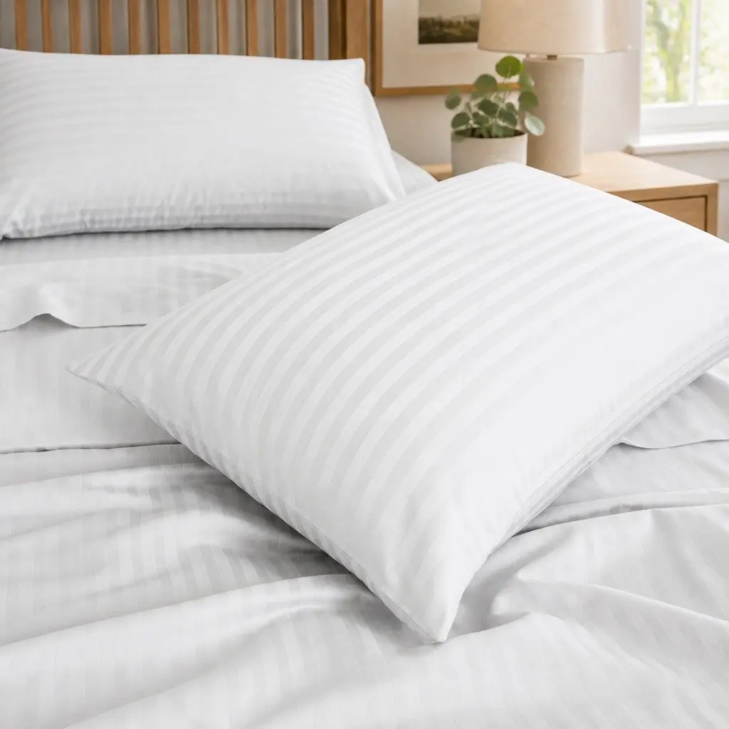 1200 Thread Count Queen Sheet Set in White