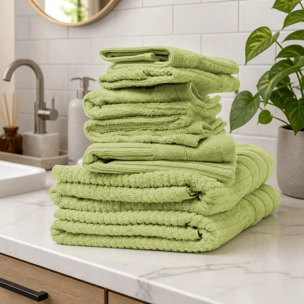 Egyptian Cotton Towel Set for Bath and Hand 8 Piece 600 GSM