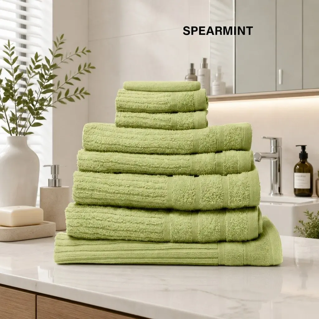 Egyptian Cotton Towel Set for Bath and Hand 8 Piece 600 GSM