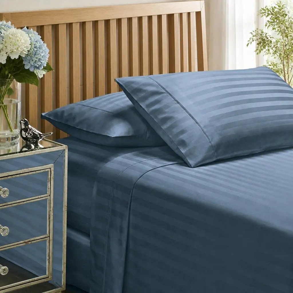 King Blue Fog 1200 Thread Count Sheet Set